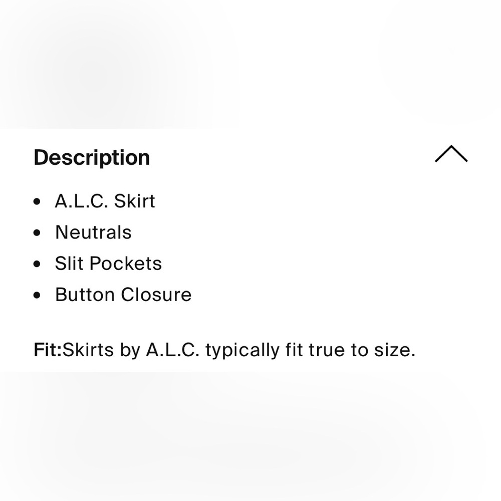 NWT A.L.C. Linen Blend Wrap Skirt with Black Belt - Picture 11 of 11